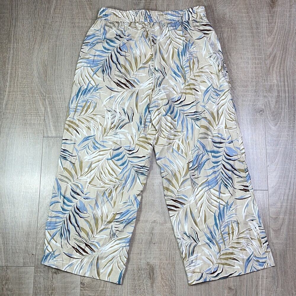 NWT C&C CALIFORNIA Tan Leaf Pattern Hawaiian Styl… - image 7